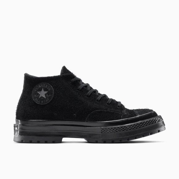 CONVERSE MENS'S CHUCK 70 MID CHUKKA NATIONAL SUEDE BLACK A16370C SIZE US 10 NEW - Picture 13 of 16